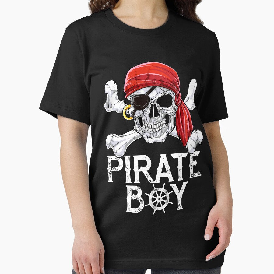 Pirate Boy T shirt Jolly Roger Skull & Crossbones Flag Tees by LiqueGifts Hoodie, Sweatshirt | BlankRebels.com (Image 2)