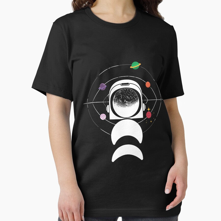 Moon Face Astronaut And Planets by 4U2NV-LDN T-Shirts, Hoodie, Sweatshirt | BlankRebels.com (Image 2)