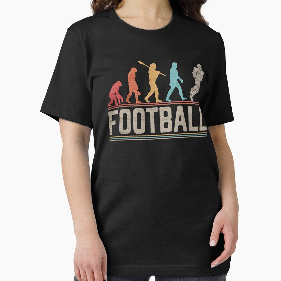 American Football Evolution Man Funny Football Player T-Shirts, Hoodie, Sweatshirt