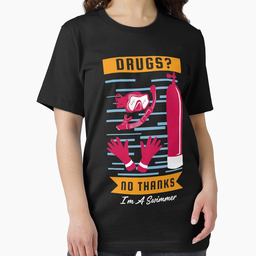 Drugs No Thanks, I’m a Swimmer by bylox T-Shirts, Hoodie, Sweatshirt | BlankRebels.com (Image 2)