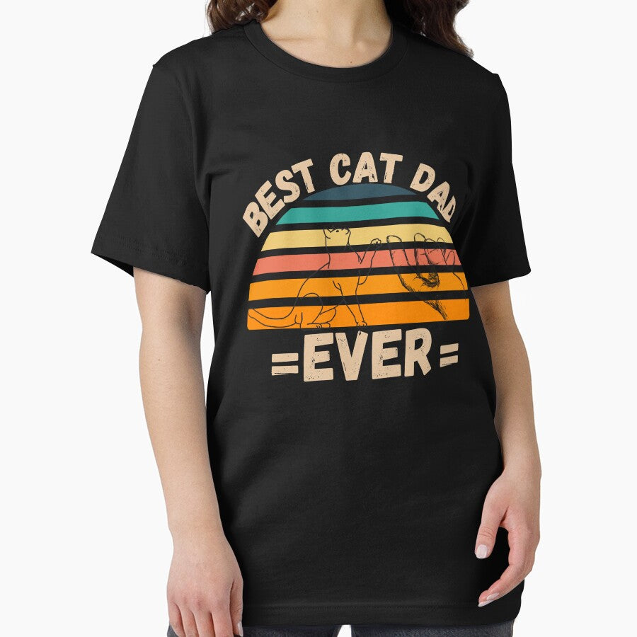 Best Cat Dad Ever Funny Cat by ArtVerse Studio T-Shirts, Hoodie, Sweatshirt | BlankRebels.com (Image 2)