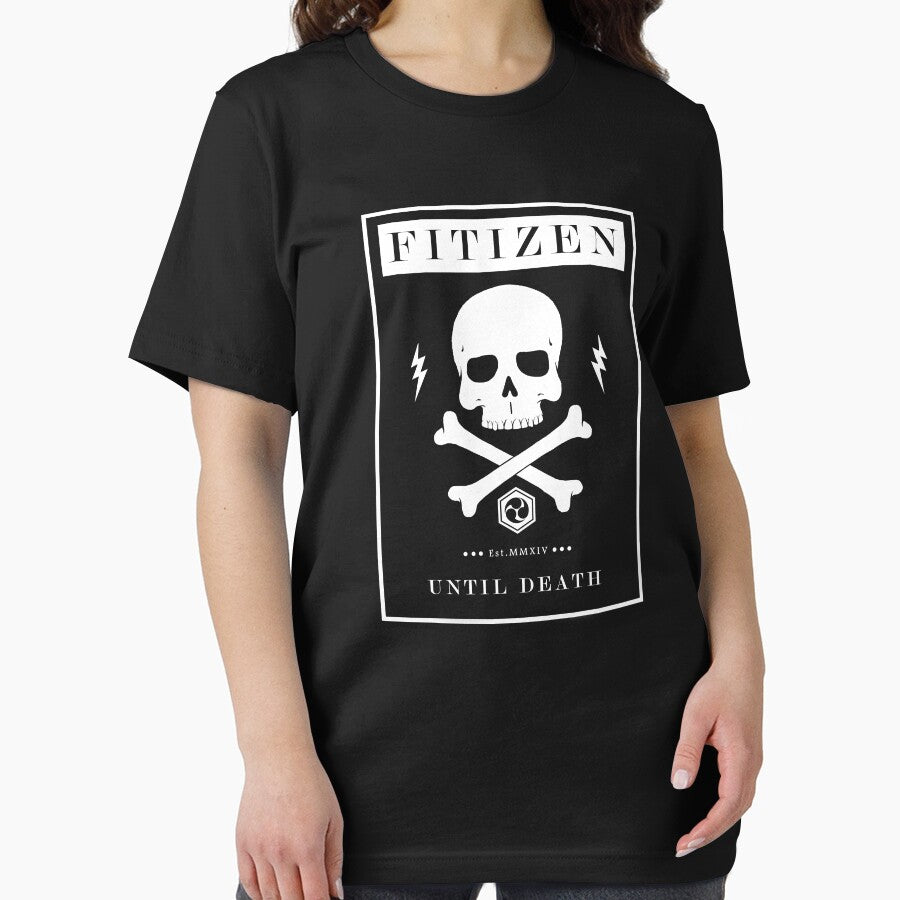 Fitizen Skull - White by yoshi77 T-Shirts, Hoodie, Sweatshirt | BlankRebels.com (Image 2)