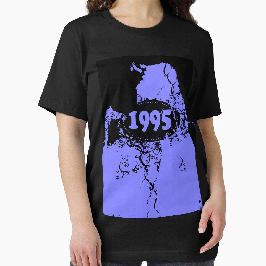 1995 Purple, black retro vintage T-shirt by enhan Hoodie, Sweatshirt | BlankRebels.com (Image 2)