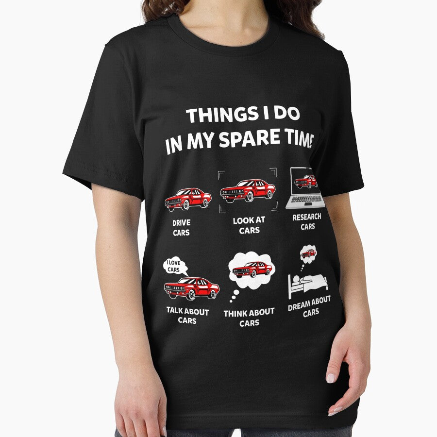 Things I Do In My Spare Time Funny Cars Enthusiast Classic Car Lover by MobyStickers T-Shirts, Hoodie, Sweatshirt (Image 2)