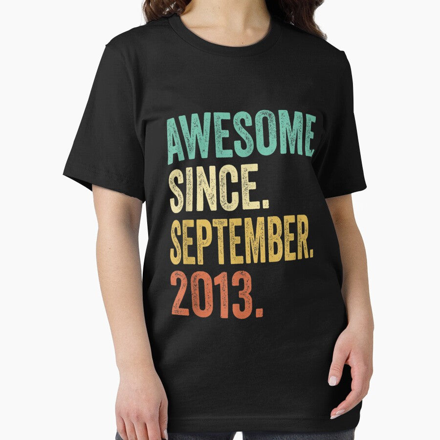 9 Years Old Gifts Awesome September 2013 9th Birthday Boy by Craig Hall T-Shirts, Hoodie, Sweatshirt (Image 2)