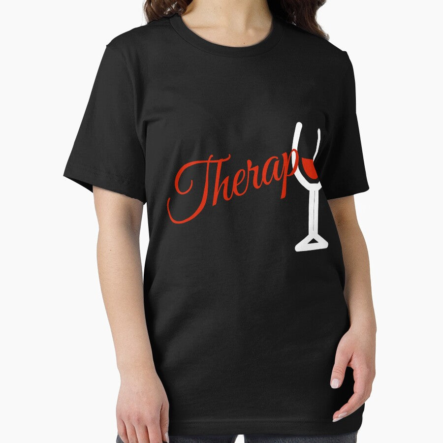 Wine Therapy by evahhamilton T-Shirts, Hoodie, Sweatshirt | BlankRebels.com (Image 2)