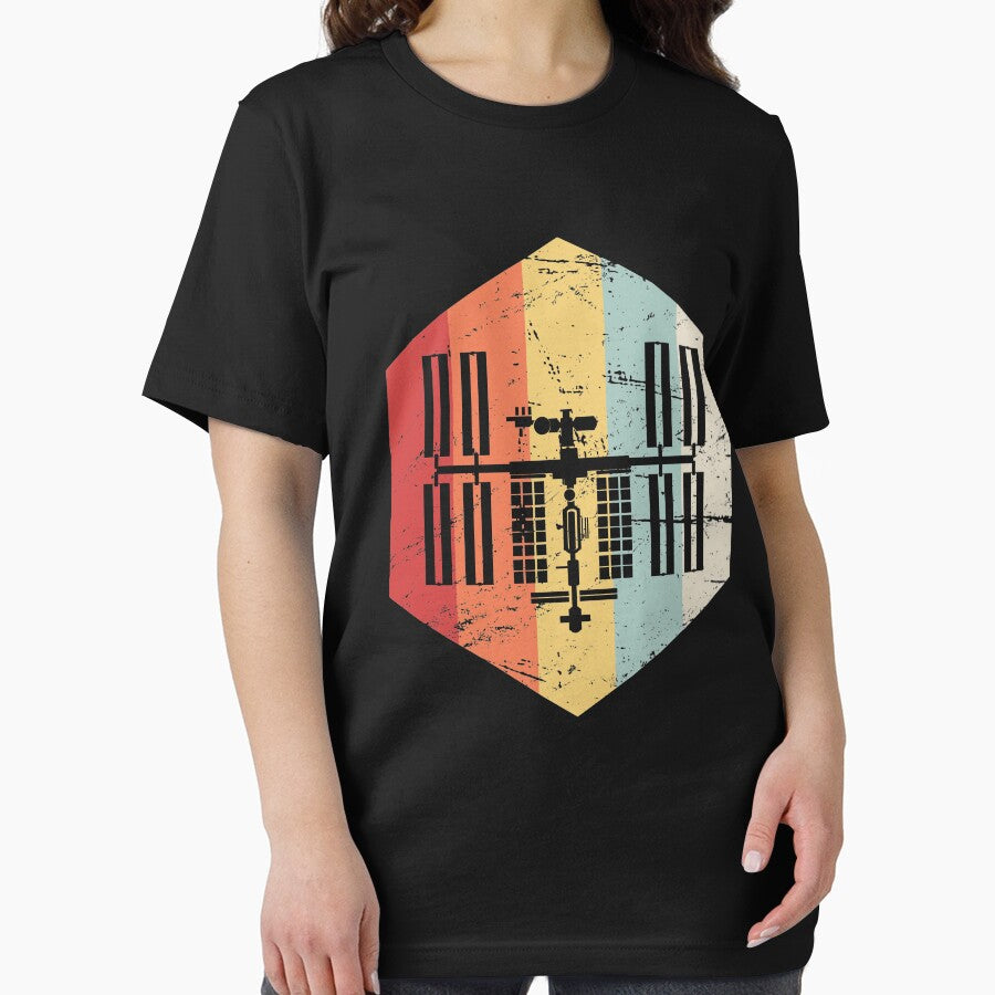 Retro ISS International Space Station Icon by Jam Jar T-Shirts, Hoodie, Sweatshirt | BlankRebels.com (Image 2)