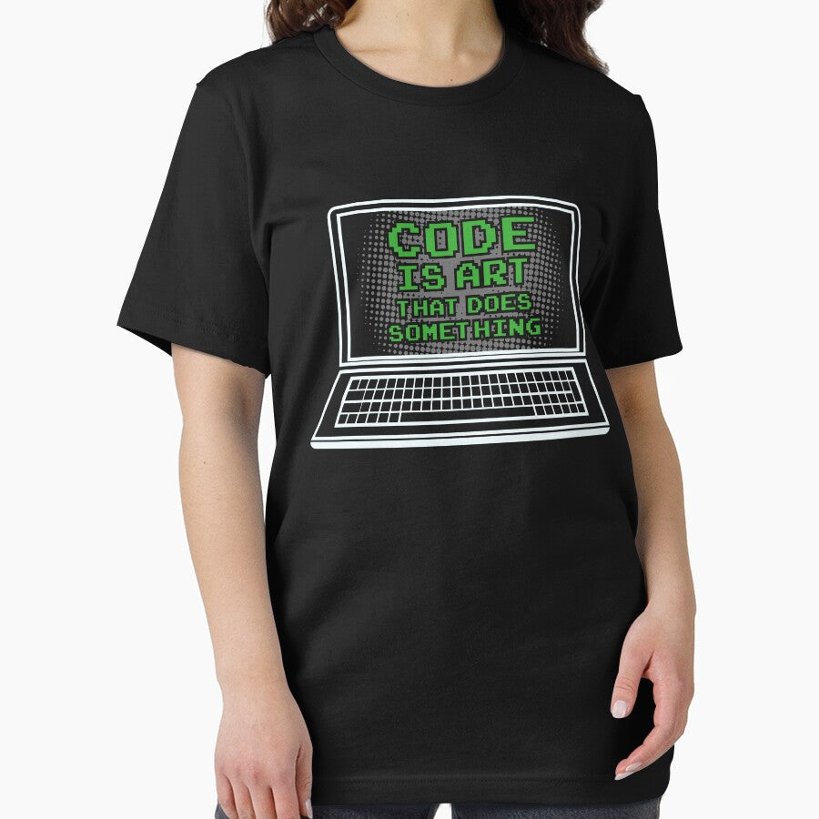 Code is Art that does something / Coder Nerds Geeks by shirtbubble T-Shirts, Hoodie, Sweatshirt | BlankRebels.com (Image 2)