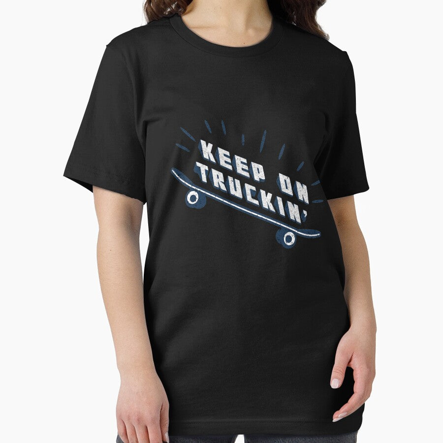 Skateboarding - Keep On Truckin' Vintage Tee by Green Tee  Studio Hoodie, Sweatshirt | BlankRebels.com (Image 2)