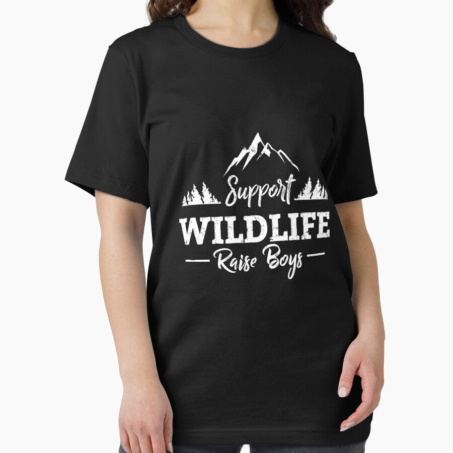 Support Wildlife Raise Boys Shirt, Mom Shirt, Mom T-shirt, Funny Mom Shirt, Mom Gift, Funny Mom Gift, Boy Mom,... (Image 2)
