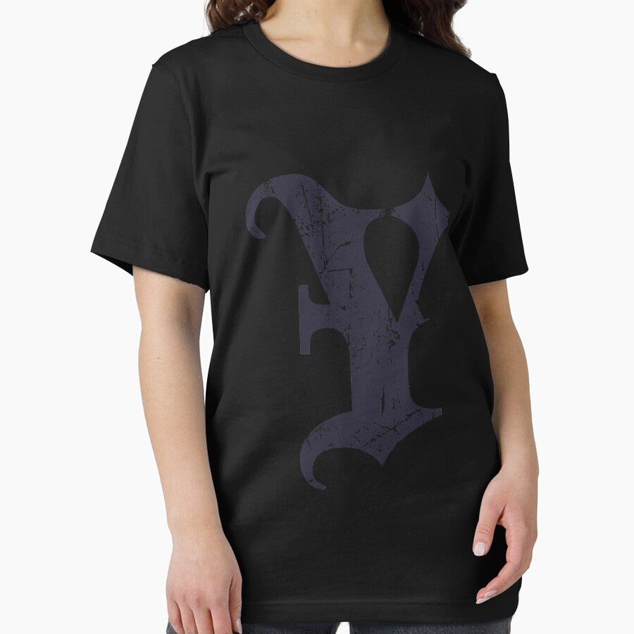 Dark Grunge Monogram Letter "Y" Blackletter by SunnyStreet T-Shirts, Hoodie, Sweatshirt | BlankRebels.com (Image 2)