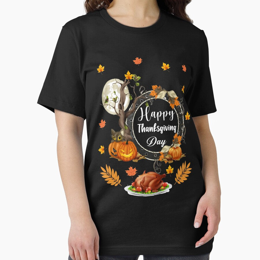 HAPPY THANKSGIVING DAY by Shuvra Gain T-Shirts, Hoodie, Sweatshirt | BlankRebels.com (Image 2)