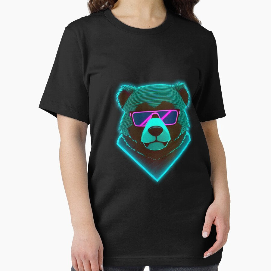 Vaporwave synthwave cool bear in sunglasses by RESToRAPTOR T-Shirts, Hoodie, Sweatshirt | BlankRebels.com (Image 2)