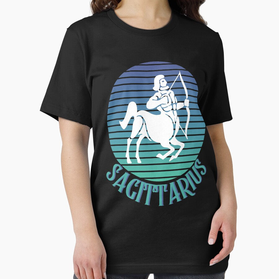 Sagittarius Vintage Zodiac Astrological Sign Retro Rainbow T-Shirts, Hoodie, Sweatshirt