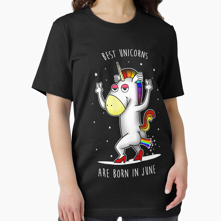 Unicorn T-shirts Rainbow Unicorn For June by giftforfriend Hoodie, Sweatshirt | BlankRebels.com (Image 2)