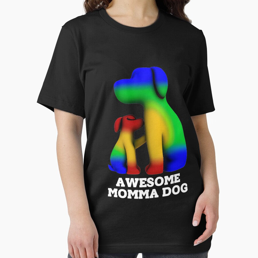 Valentine 3D Momma Dog Hug Love Support Parent Lovers by BOHOVIN T-Shirts, Hoodie, Sweatshirt | BlankRebels.com (Image 2)