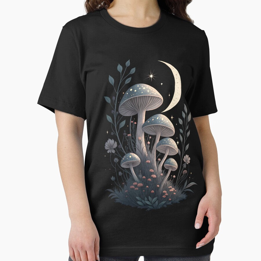 Mystic Moon Mushrooms by SolombraArt T-Shirts, Hoodie, Sweatshirt | BlankRebels.com (Image 2)