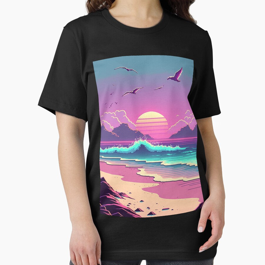 Vaporwave Beach T-Shirts, Hoodie, Sweatshirt