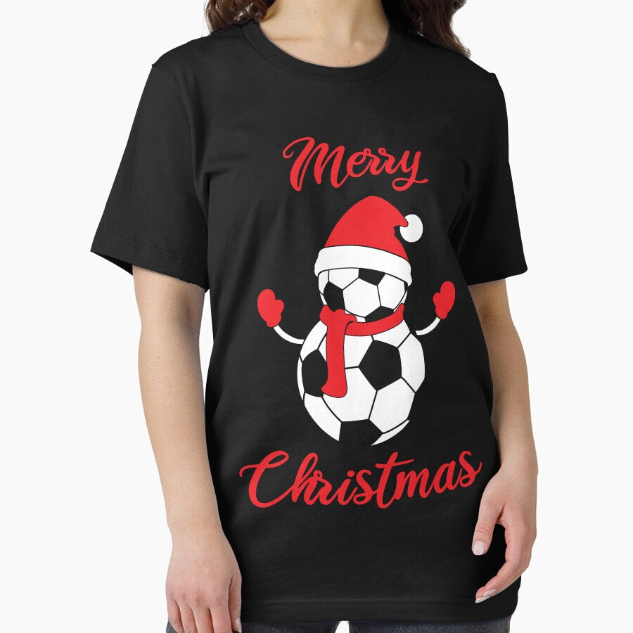 Merry Christmas - Soccer Ball Snowman by Georgy09