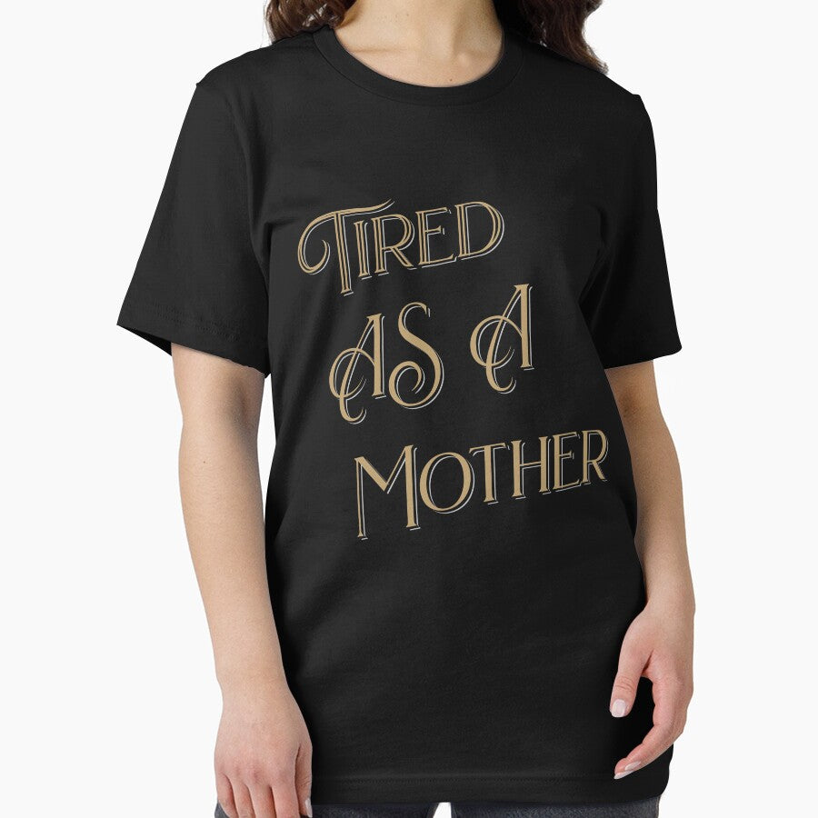 Tired As A Mother - Funny Mother's Day Quote Shirt by Shoukwear Hoodie, Sweatshirt | BlankRebels.com (Image 2)