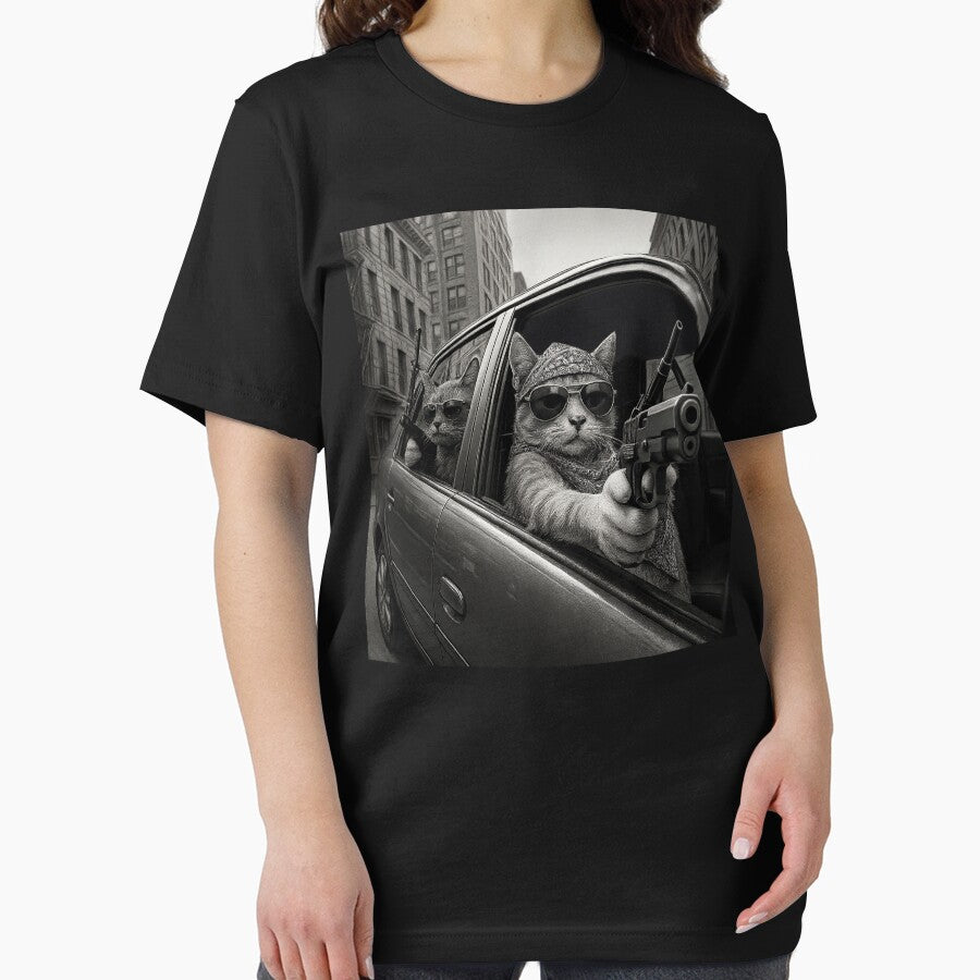 Funny Vintage Gangster Cat Meme T-Shirts, Hoodie, Sweatshirt