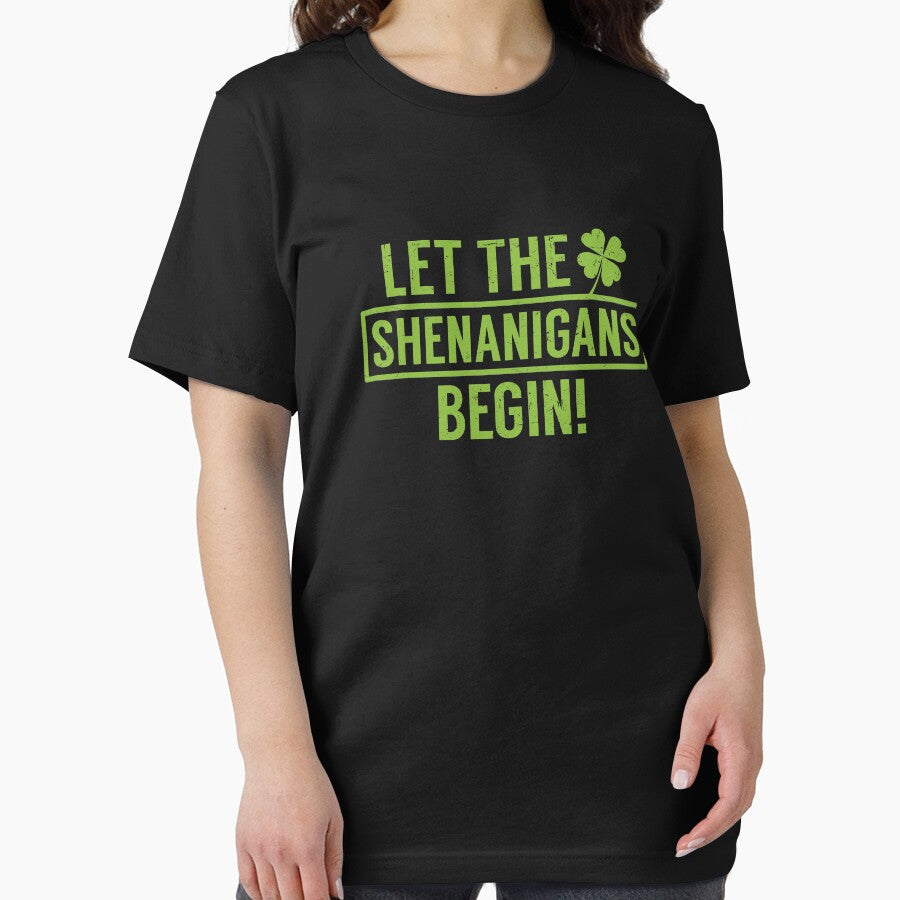 Let the Shenanigans Begin St Patricks Day Fun Apparel by doggopupper T-Shirts, Hoodie, Sweatshirt | BlankRebels.com (Image 2)