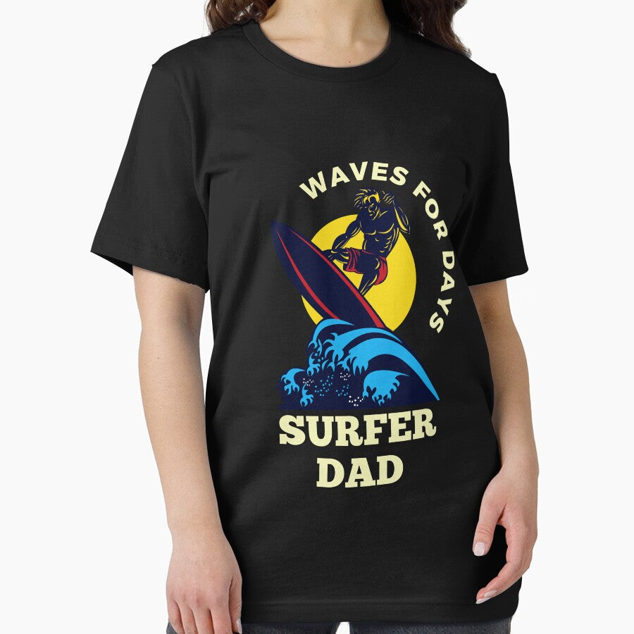 Surfer Dad Waves For Days by FrescoNat T-Shirts, Hoodie, Sweatshirt | BlankRebels.com (Image 2)