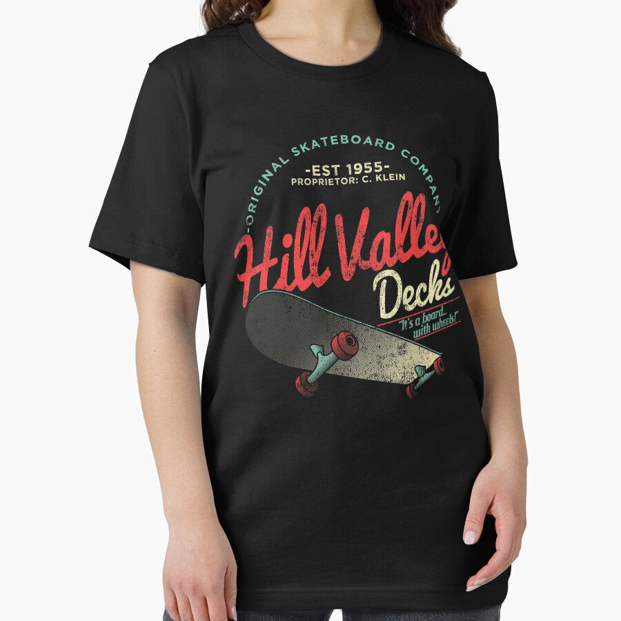 Hill Valley Decks Original Skateboard Company by ByteCage T-Shirts, Hoodie, Sweatshirt | BlankRebels.com (Image 2)