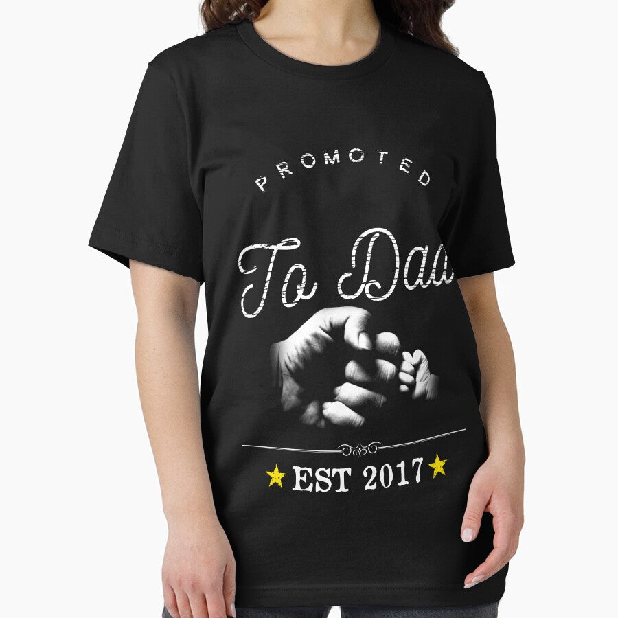 Promoted to Dad New Father by Fitz Well T-Shirts, Hoodie, Sweatshirt | BlankRebels.com (Image 2)