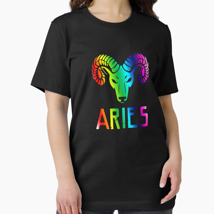 Aries In Rainbow Color by stuch75 T-Shirts, Hoodie, Sweatshirt | BlankRebels.com (Image 2)