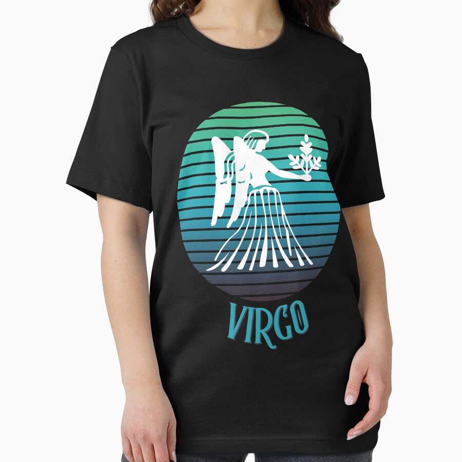 Virgo Vintage Zodiac Astrological Sign Retro Rainbow by ZEROXCOOL T-Shirts, Hoodie, Sweatshirt | BlankRebels.com (Image 2)