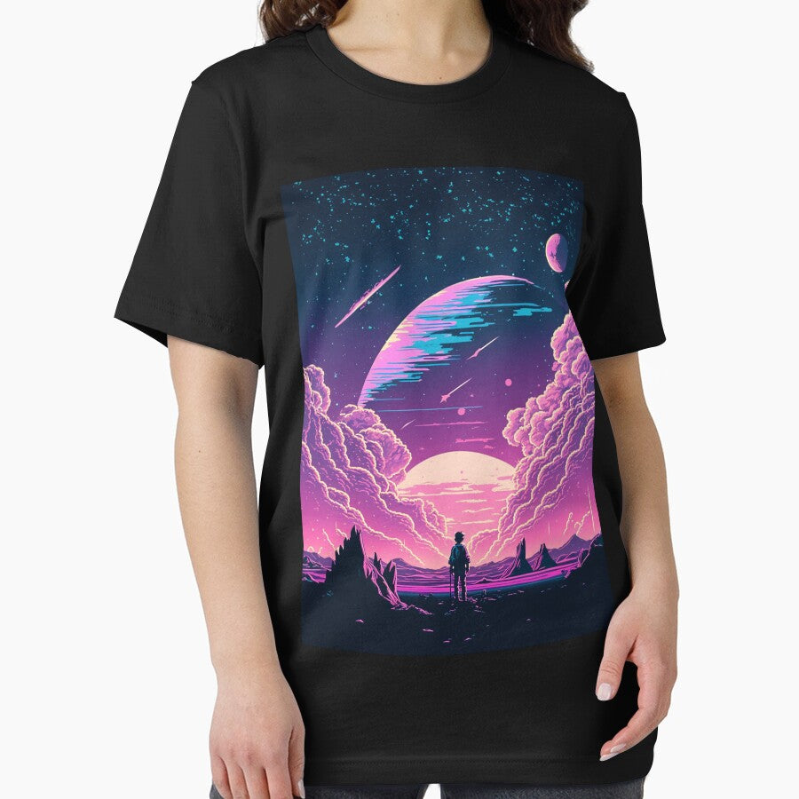 Vaporwave Space Universe by RESToRAPTOR T-Shirts, Hoodie, Sweatshirt | BlankRebels.com (Image 2)