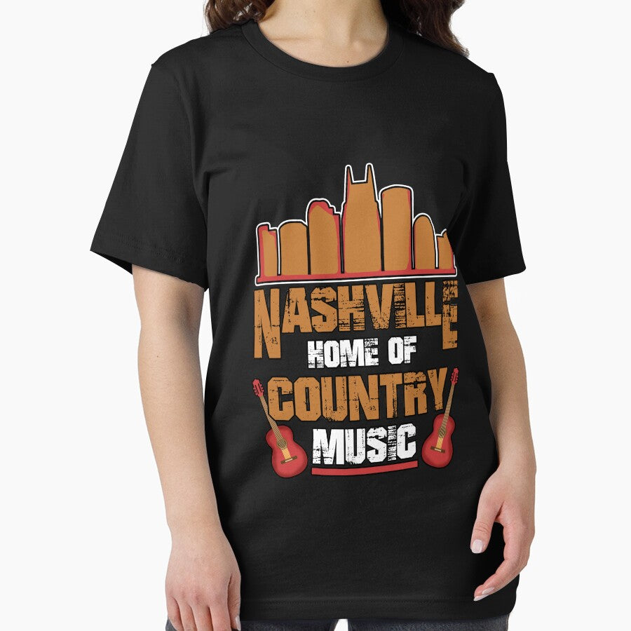 Nashville Home Of Country Music Mens Womens Music by allsortsmarket T-Shirts, Hoodie, Sweatshirt | BlankRebels.com (Image 2)