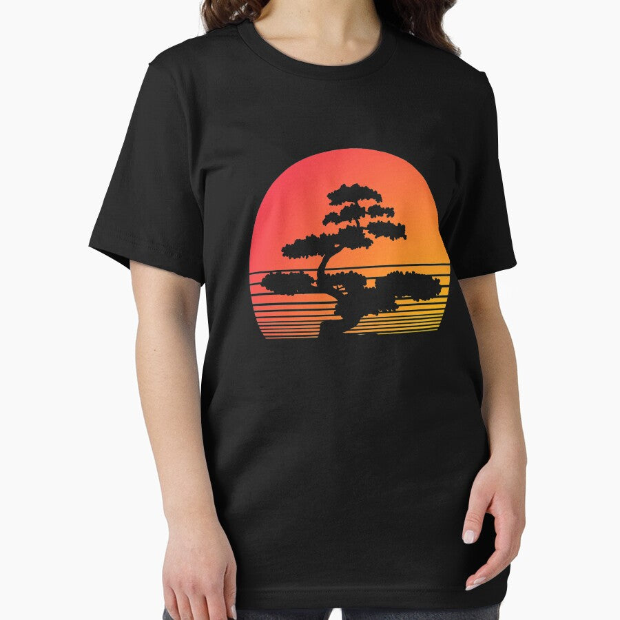 Bonsai Tree Sunset by designeclipse T-Shirts, Hoodie, Sweatshirt | BlankRebels.com (Image 2)
