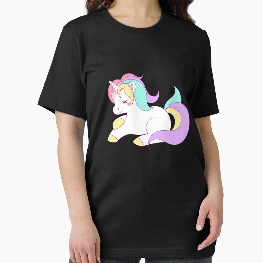Sitting Pretty Unicorn Emoji by PrintPress T-Shirts, Hoodie, Sweatshirt | BlankRebels.com (Image 2)