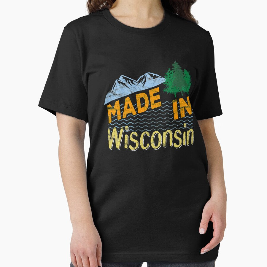 Made in Wisconsin Landscape Camping design by fermo T-Shirts, Hoodie, Sweatshirt | BlankRebels.com (Image 2)