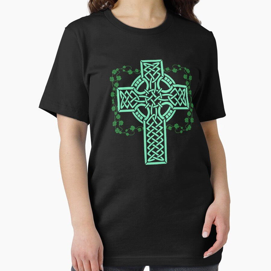 St. Patrick's Day Celtic Cross by Rich Summers Art T-Shirts, Hoodie, Sweatshirt | BlankRebels.com (Image 2)