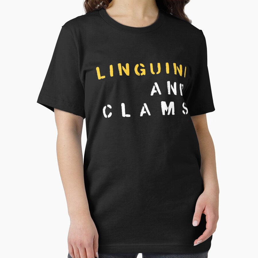 Linguini and clams shirt, Foodie tshirt by Alka Kumari Hoodie, Sweatshirt | BlankRebels.com (Image 2)