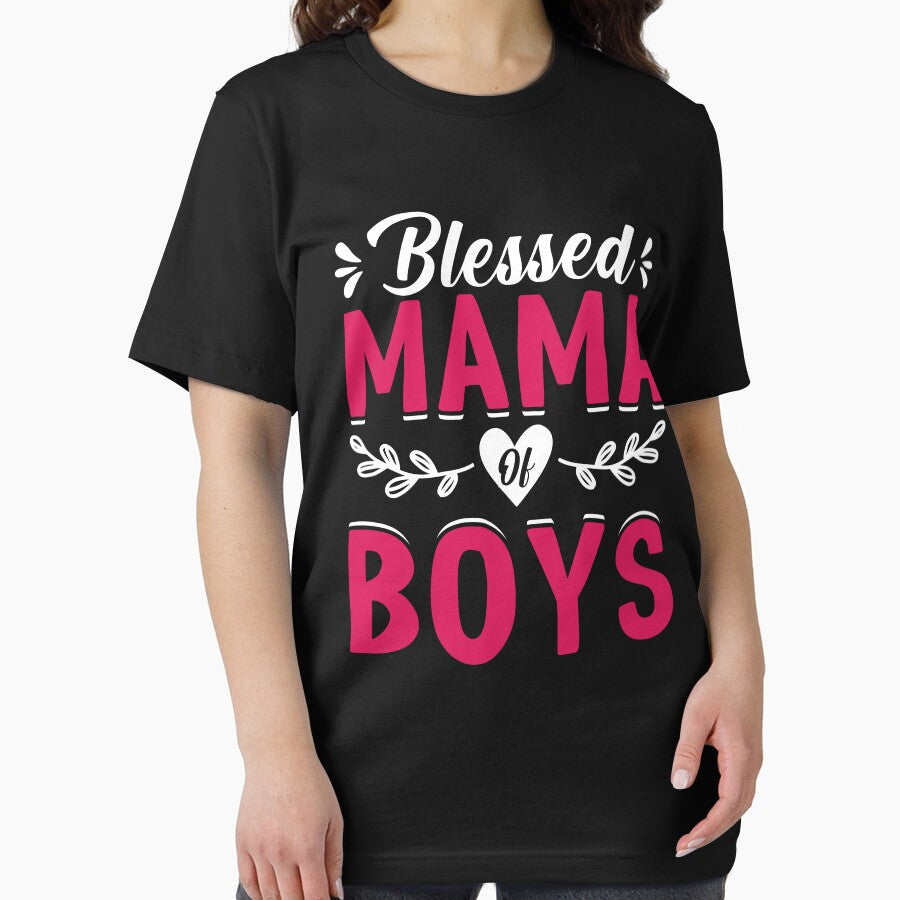 Blessed mama of boys by StyleShirt007 T-Shirts, Hoodie, Sweatshirt | BlankRebels.com (Image 2)