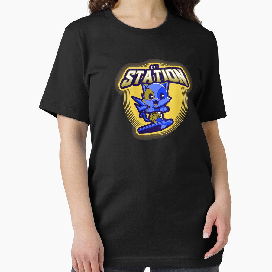 Space cat station by Hebainredbubble T-Shirts, Hoodie, Sweatshirt | BlankRebels.com (Image 2)