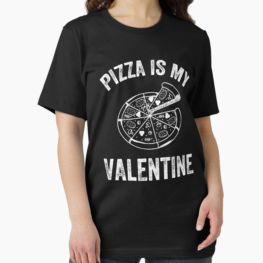 Pizza is my valentine - Pizza lover by Captain Mood T-Shirts, Hoodie, Sweatshirt | BlankRebels.com (Image 2)