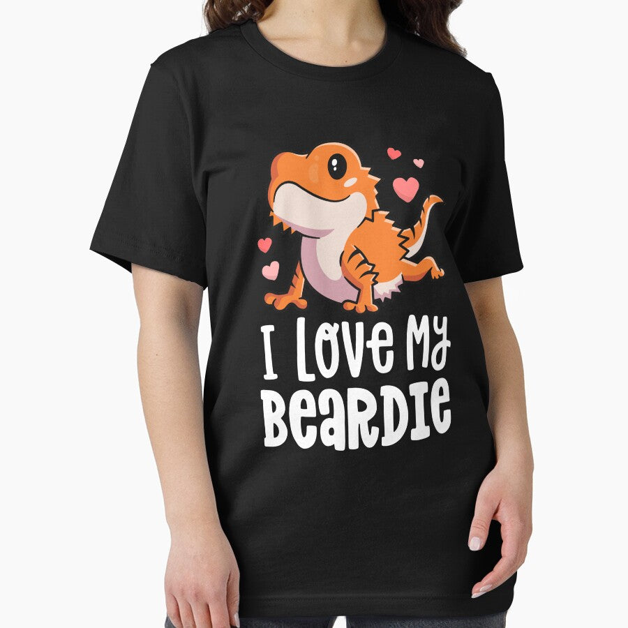 Bearded Dragon Shirt For Girls Women I Love My Beardie Gift by 14thFloor Hoodie, Sweatshirt | BlankRebels.com (Image 2)
