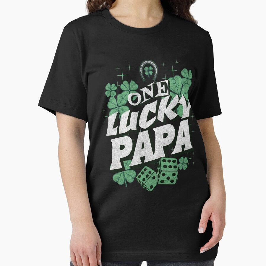 One Lucky Papa by Rich Summers Art T-Shirts, Hoodie, Sweatshirt | BlankRebels.com (Image 2)
