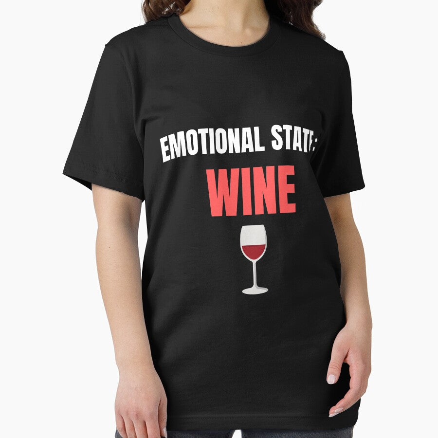 EMOTIONAL STATE: WINE Funny Drinking and Women's Emotional Humor by ZEROXCOOL T-Shirts, Hoodie, Sweatshirt (Image 2)