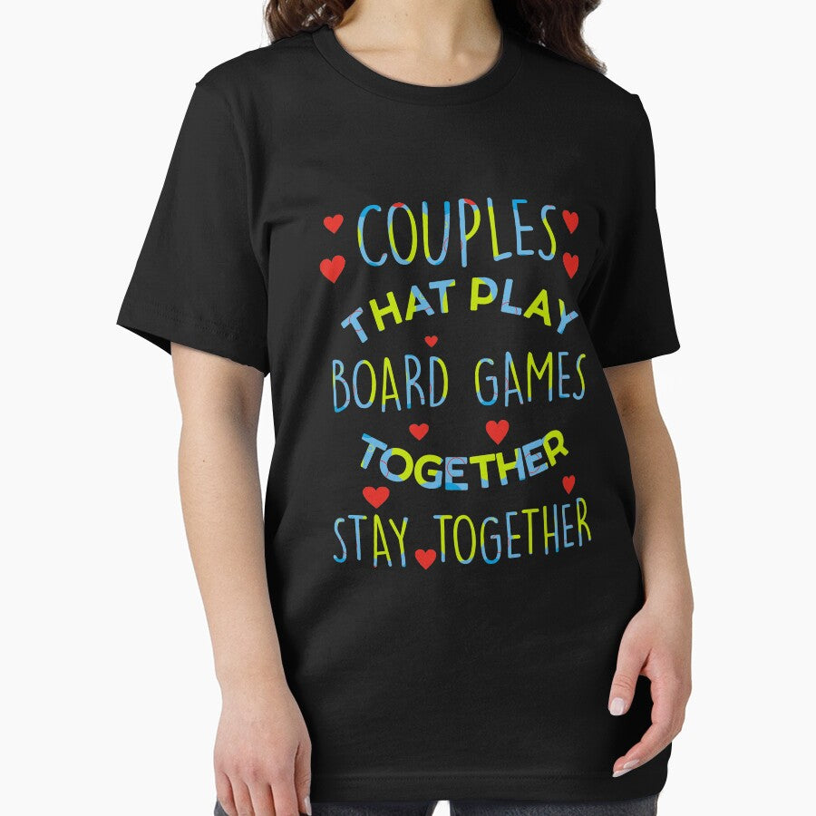 Couples Board Game T-Shirt Matching Husband Wife Gift Tee by woodsgoodsco Hoodie, Sweatshirt | BlankRebels.com (Image 2)