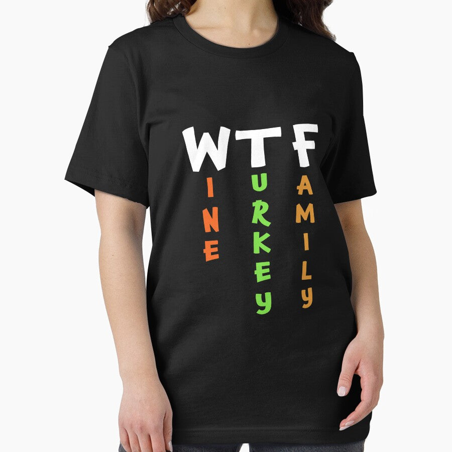 Top Fun Wine Turkey Family Fun Design WTF by LGamble12345 T-Shirts, Hoodie, Sweatshirt | BlankRebels.com (Image 2)
