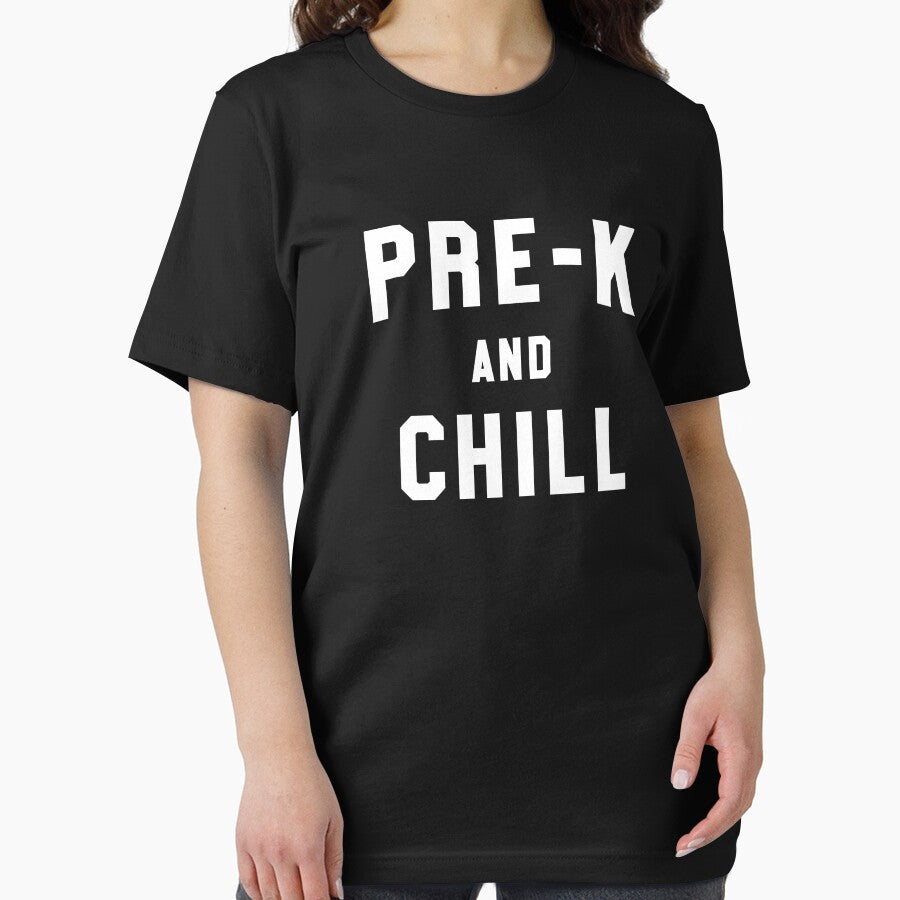 Pre-K And Chill Teacher Student Preschool Back to School by 14thFloor T-Shirts, Hoodie, Sweatshirt (Image 2)