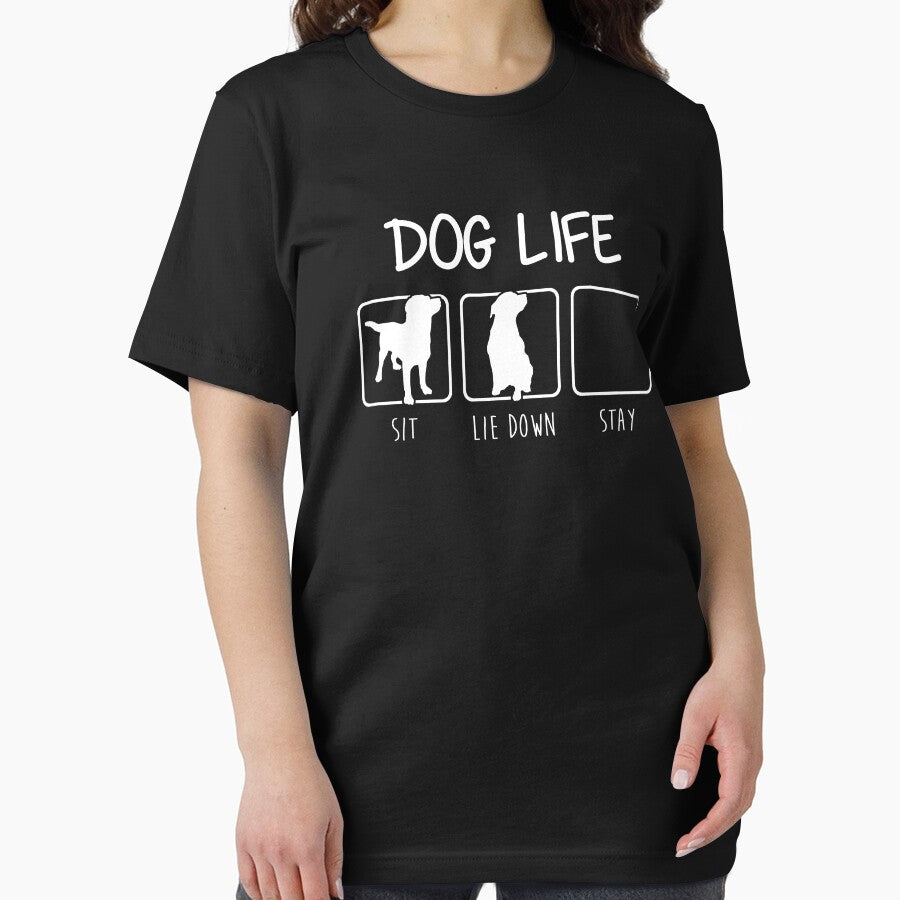 Dog Life Sit Lie Down Stay by stoneyy T-Shirts, Hoodie, Sweatshirt | BlankRebels.com (Image 2)