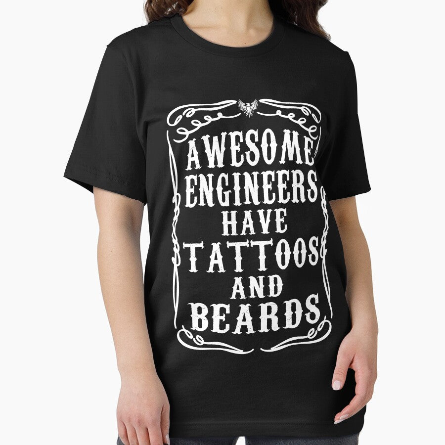 Awesome Engineers Have Tattoos And Beards by teelover26 T-Shirts, Hoodie, Sweatshirt | BlankRebels.com (Image 2)