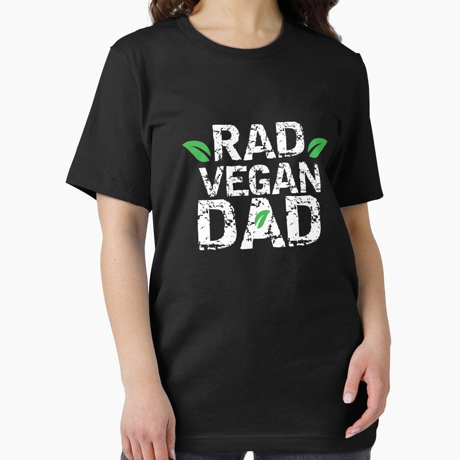 Rad Vegan dad, Vegan Male, Vegetarian Gift by Designs4Less T-Shirts, Hoodie, Sweatshirt | BlankRebels.com (Image 2)